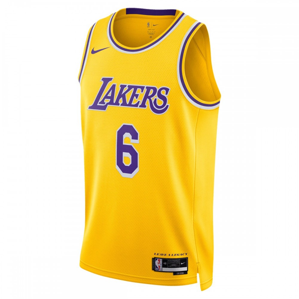 LeBron James Los Angeles Lakers Unisex 2022/23 Swingman Jersey - Icon Edition - Gold-Pro Kit Vault | Brand New 26/27 Sports Jerseys